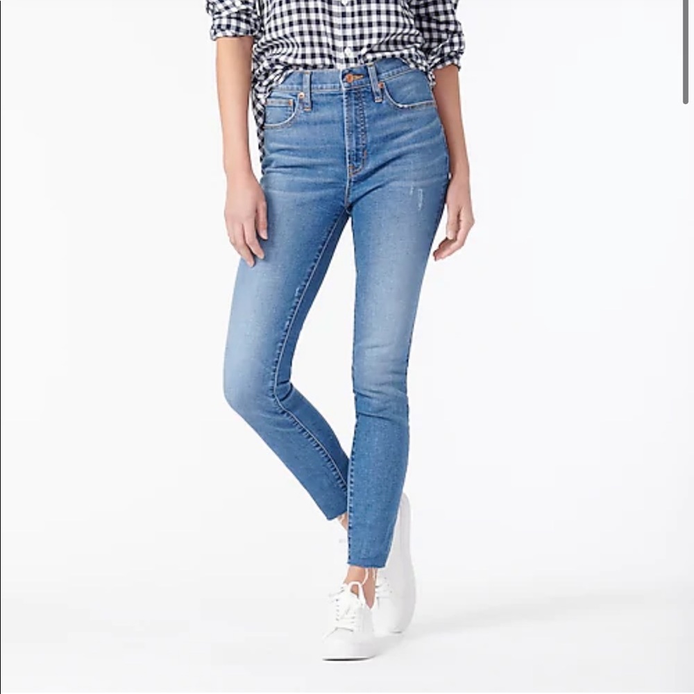 J Crew 10inch Toothpick Skinny Jeans